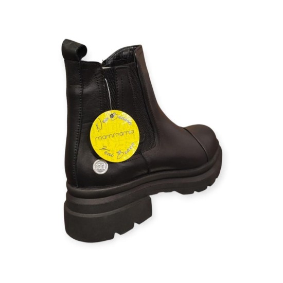 MAMMAMİA D25KB-1660 KISA TOPUK KADIN DERİ BOT