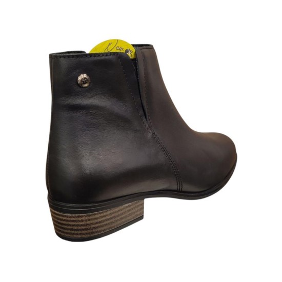 MAMMAMİA D25KB-4605 KISA TOPUK FERMUARLI KADIN DERİ BOT