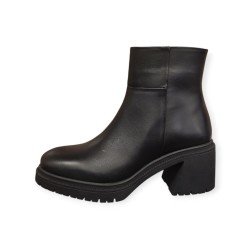 MAMMAMİA D25KB-8470 TOPUKLU DERİ HAFİF KADIN BOT