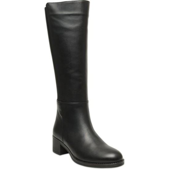 MAMMAMİA D25KC-2300 TOPUKLU KADIN DERİ ÇİZME