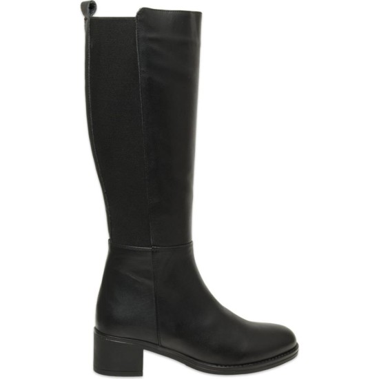 MAMMAMİA D25KC-2300 TOPUKLU KADIN DERİ ÇİZME