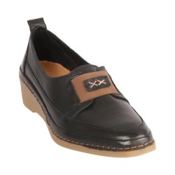 MAMMAMİA D25YA-325 DOLGU TABAN KADIN DERİ AYAKKABI