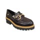 MAMMAMİA D25YA-3790 TOPUKLU HAFİF LOAFER DERİ KADIN AYAKKABI