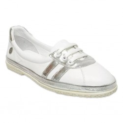 MAMMAMİA D25YA-715 YUMUŞAK DERİ GÜNLÜK KADIN BABET AYAKKABI