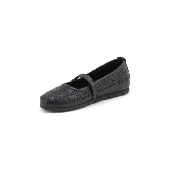 MAMMAMİA D25YA-775 KADIN DERİ BANTLI BABET
