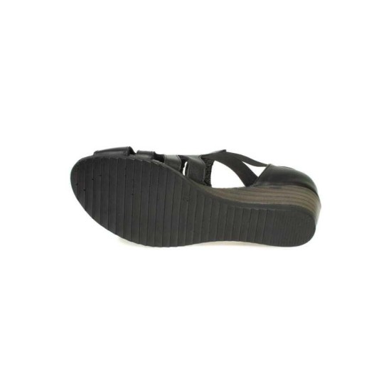 MAMMAMİA D25YS-2740 DOLGU TABAN KADIN DERİ SANDALET