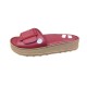 MAMMAMİA D25YT-1290 KALIN TABAN YUMUŞAK DERİ KADIN TERLİK