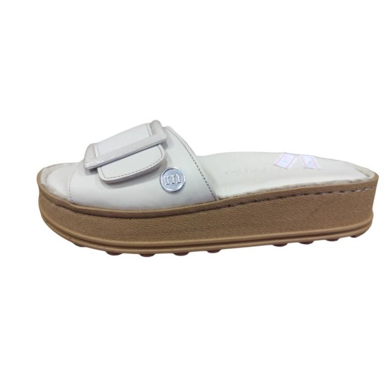 MAMMAMİA D25YT-1290 KALIN TABAN YUMUŞAK DERİ KADIN TERLİK