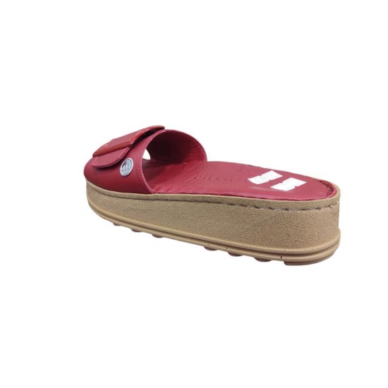 MAMMAMİA D25YT-1290 KALIN TABAN YUMUŞAK DERİ KADIN TERLİK