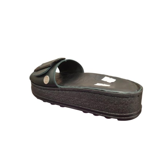 MAMMAMİA D25YT-1290 KALIN TABAN YUMUŞAK DERİ KADIN TERLİK