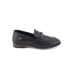 MAMMAMİA D26YA-3365 DÜZ TOPUK LOAFER DERİ KADIN AYAKKABI