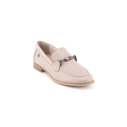 MAMMAMİA D26YA-3365 DÜZ TOPUK LOAFER DERİ KADIN AYAKKABI