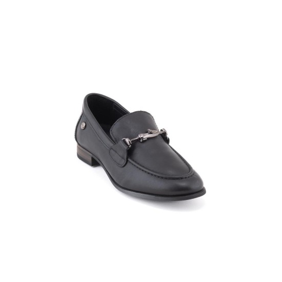 MAMMAMİA D26YA-3365 DÜZ TOPUK LOAFER DERİ KADIN AYAKKABI