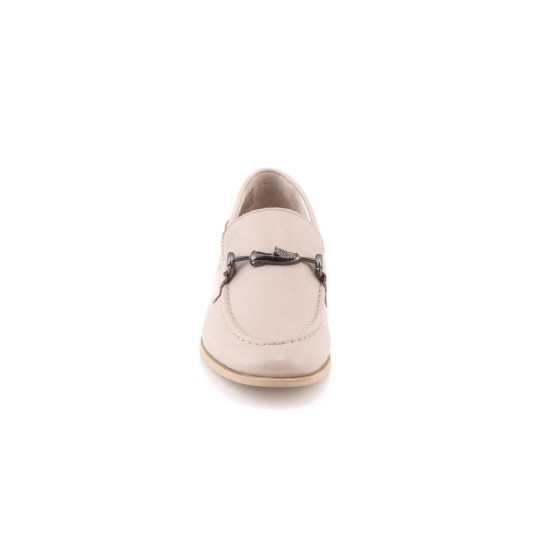 MAMMAMİA D26YA-3365 DÜZ TOPUK LOAFER DERİ KADIN AYAKKABI