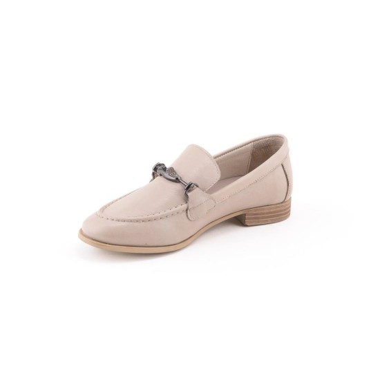 MAMMAMİA D26YA-3365 DÜZ TOPUK LOAFER DERİ KADIN AYAKKABI