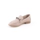 MAMMAMİA D26YA-3365 DÜZ TOPUK LOAFER DERİ KADIN AYAKKABI