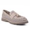 MAMMAMİA D26YA-3820 PÜSKÜLLÜ DELİKLİ LOAFER KADIN AYAKKABI