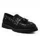 MAMMAMİA D26YA-3820 PÜSKÜLLÜ DELİKLİ LOAFER KADIN AYAKKABI