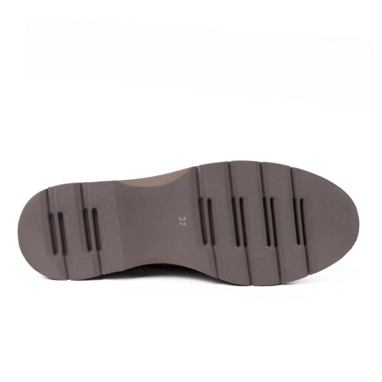 MAMMAMİA D26YA-3820 PÜSKÜLLÜ DELİKLİ LOAFER KADIN AYAKKABI