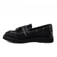 MAMMAMİA D26YA-3820 PÜSKÜLLÜ DELİKLİ LOAFER KADIN AYAKKABI