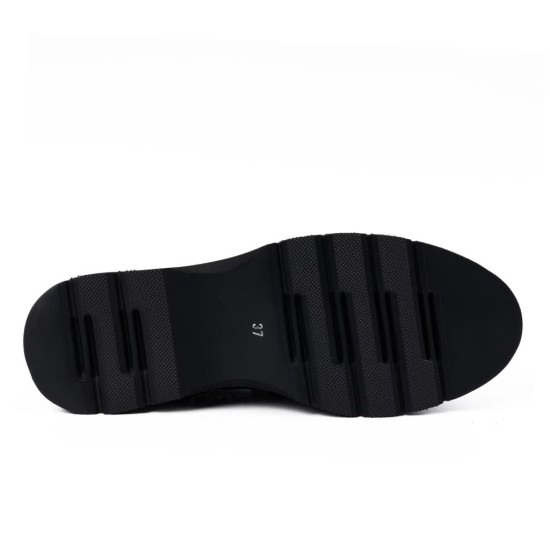 MAMMAMİA D26YA-3820 PÜSKÜLLÜ DELİKLİ LOAFER KADIN AYAKKABI