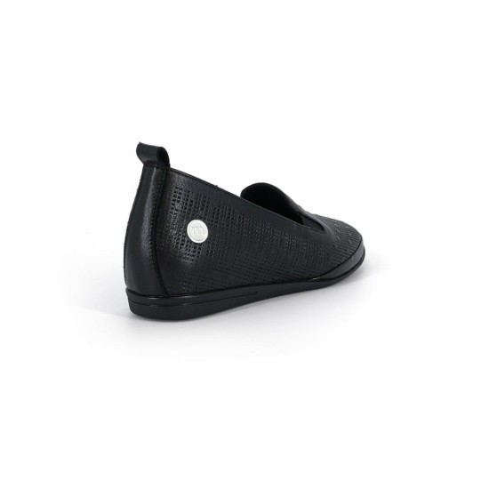 MAMMAMİA D26YA-720 GİZLİ DOLGU BASKILI DERİ KADIN BABET