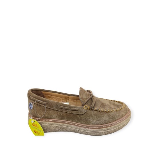 MAMMAMİA D26YA-7735  LOAFER SÜET DERİ GÜNLÜK KADIN AYAKKABI