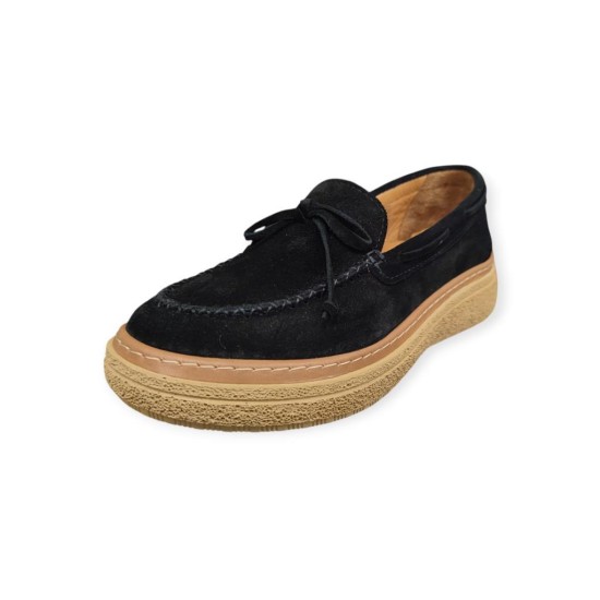 MAMMAMİA D26YA-7735  LOAFER SÜET DERİ GÜNLÜK KADIN AYAKKABI