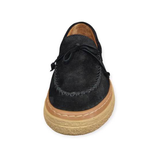 MAMMAMİA D26YA-7735  LOAFER SÜET DERİ GÜNLÜK KADIN AYAKKABI