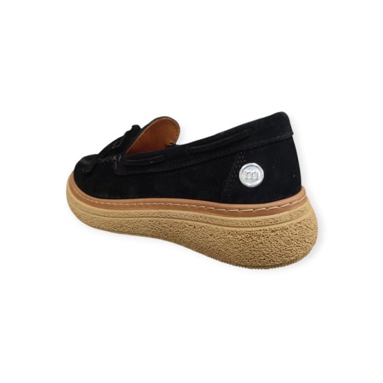 MAMMAMİA D26YA-7735  LOAFER SÜET DERİ GÜNLÜK KADIN AYAKKABI