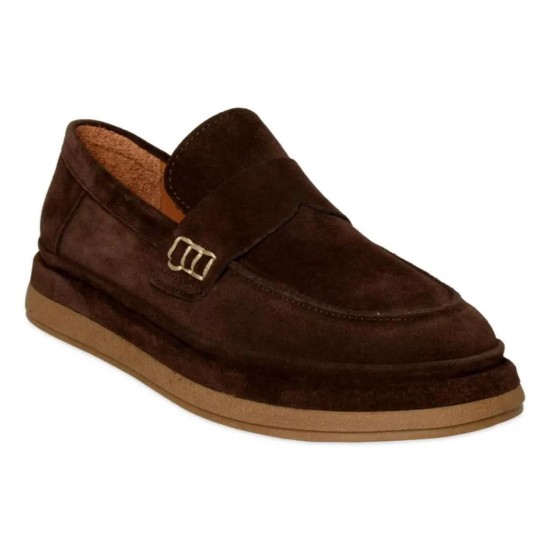 MAMMAMİA D26YA-7815 YARMA SÜET DERİ LOAFER KADIN AYAKKABI