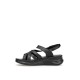MAMMAMİA D26YS-2375 DOLGU TABAN DERİ KADIN SANDALET