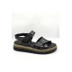 MAMMAMİA D26YS-2905 TOKA DETAYLI DERİ KADIN SANDALET