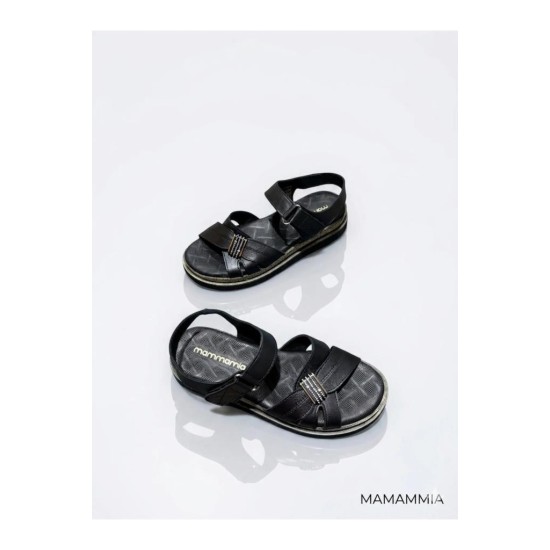 MAMMAMİA D26YS-2905 TOKA DETAYLI DERİ KADIN SANDALET