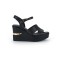 MAMMAMİA D26YS-5385 DOLGU TOPUK DERİ KADIN SANDALET