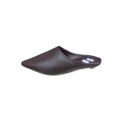 MAMMAMİA D26YT-6040 FINDIK TOPUK SİVRİ DERİ KADIN TERLİK