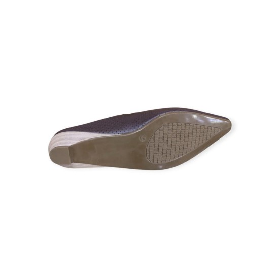 MAMMAMİA D26YT-6040 FINDIK TOPUK SİVRİ DERİ KADIN TERLİK