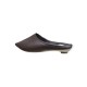MAMMAMİA D26YT-6040 FINDIK TOPUK SİVRİ DERİ KADIN TERLİK