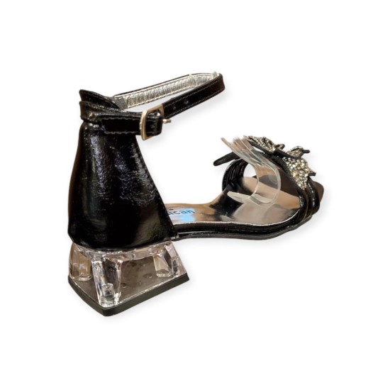 MİNİCAN 151 TAŞLI KELEBEK TOKA TOPUKLU ÇOCUK ABİYE SANDALET