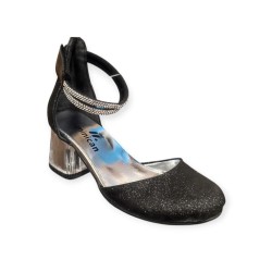 MİNİCAN BR-161-26 TOPUKLU YANLARI AÇIK ÇOCUK ABİYE AYAKKABI