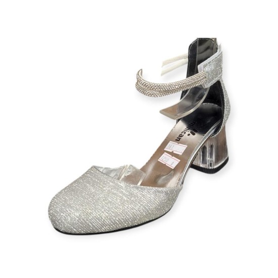 MİNİCAN BR-161-26 TOPUKLU YANLARI AÇIK ÇOCUK ABİYE AYAKKABI