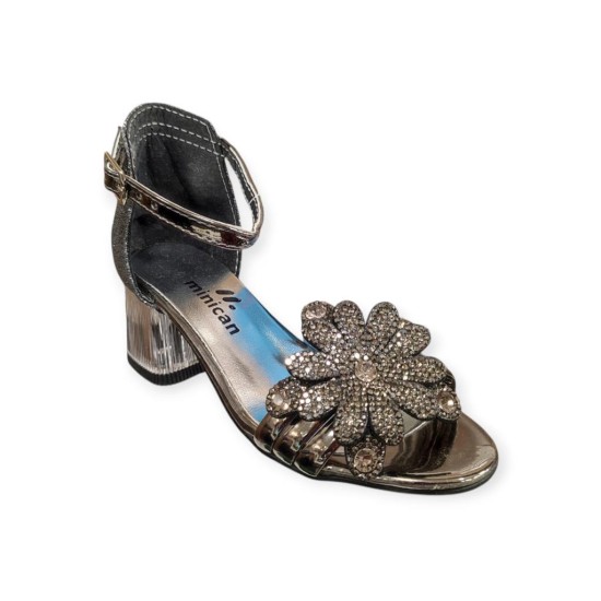 MİNİCAN BR-186-26 TOPUKLU ÇOCUK ABİYE SANDALET