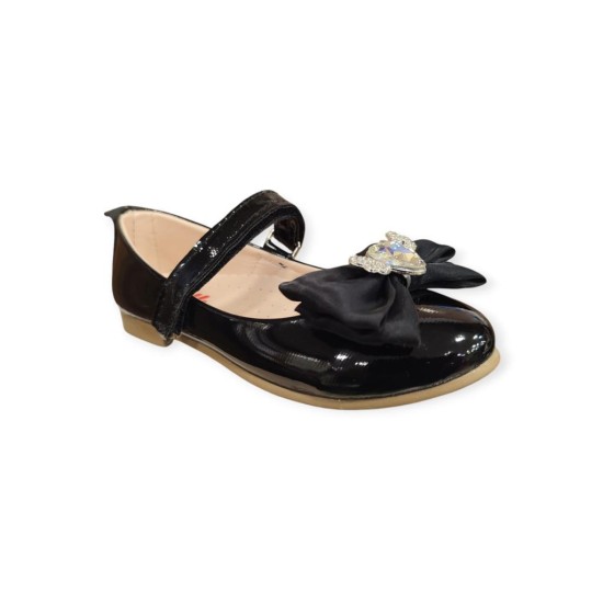 MİNİCAN HY-501 CIRTLI SİMLİ FİYONKLU ABİYE KIZ ÇOCUK BABET