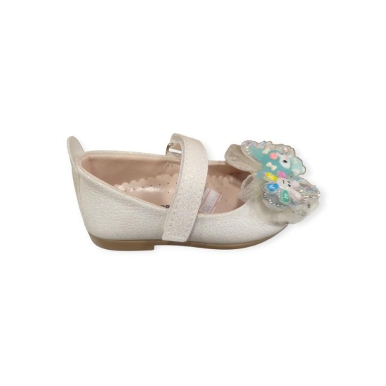 MİNİCAN HY-506 TAŞLI FİYONK DETAYLI KIZ ÇOCUK BABET