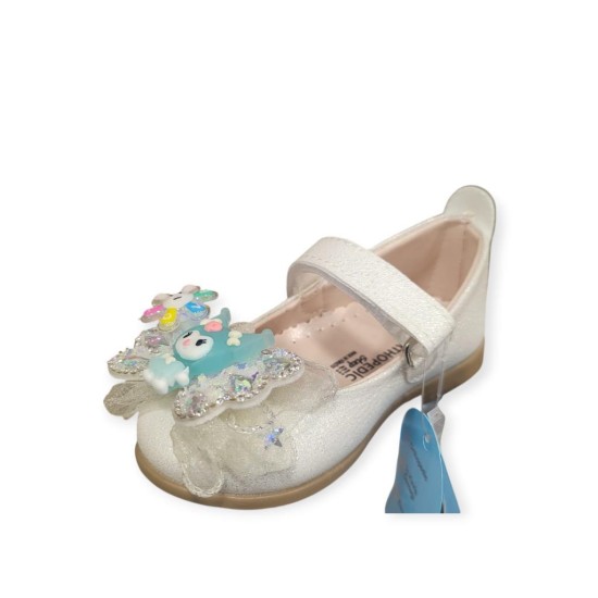 MİNİCAN HY-506 TAŞLI FİYONK DETAYLI KIZ ÇOCUK BABET