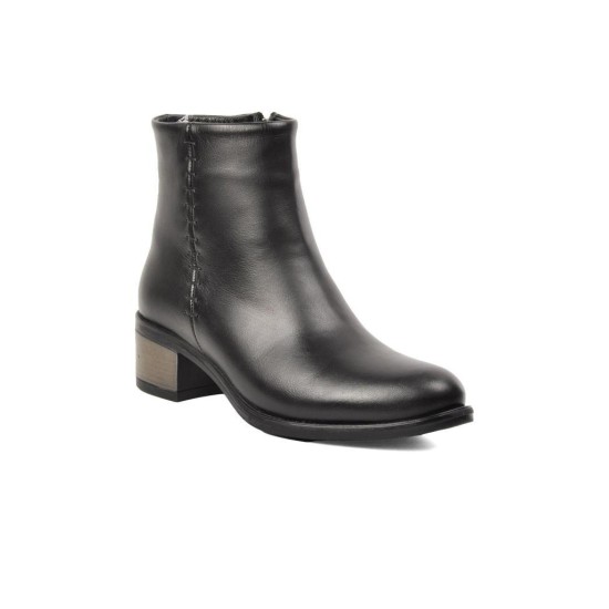 PEPİTA 8091 KALIN TOPUKLU FERMUARLI KLASİK KADIN BOT