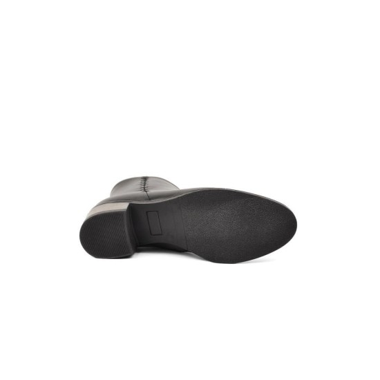 PEPİTA 8091 KALIN TOPUKLU FERMUARLI KLASİK KADIN BOT