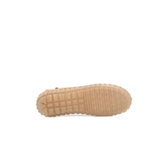 PEPİTA 9032 ŞEFFAF TABAN ÇİÇEKLİ DERİ KADIN BABET AYAKKABI