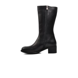 PEPİTA 9289 TOPUKLU KAYMAZ ARA BOY KLASİK DERİ KADIN ÇİZME