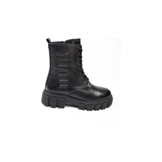 PEPİTA 9308 KALIN TABAN TOPUKLU DERİ GENÇ KADIN POSTAL BOT